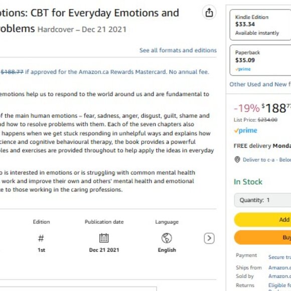 Understanding Your 7 Emotions: CBT for Everyday Emotions and Common Mental Healt - Picture 2 of 2